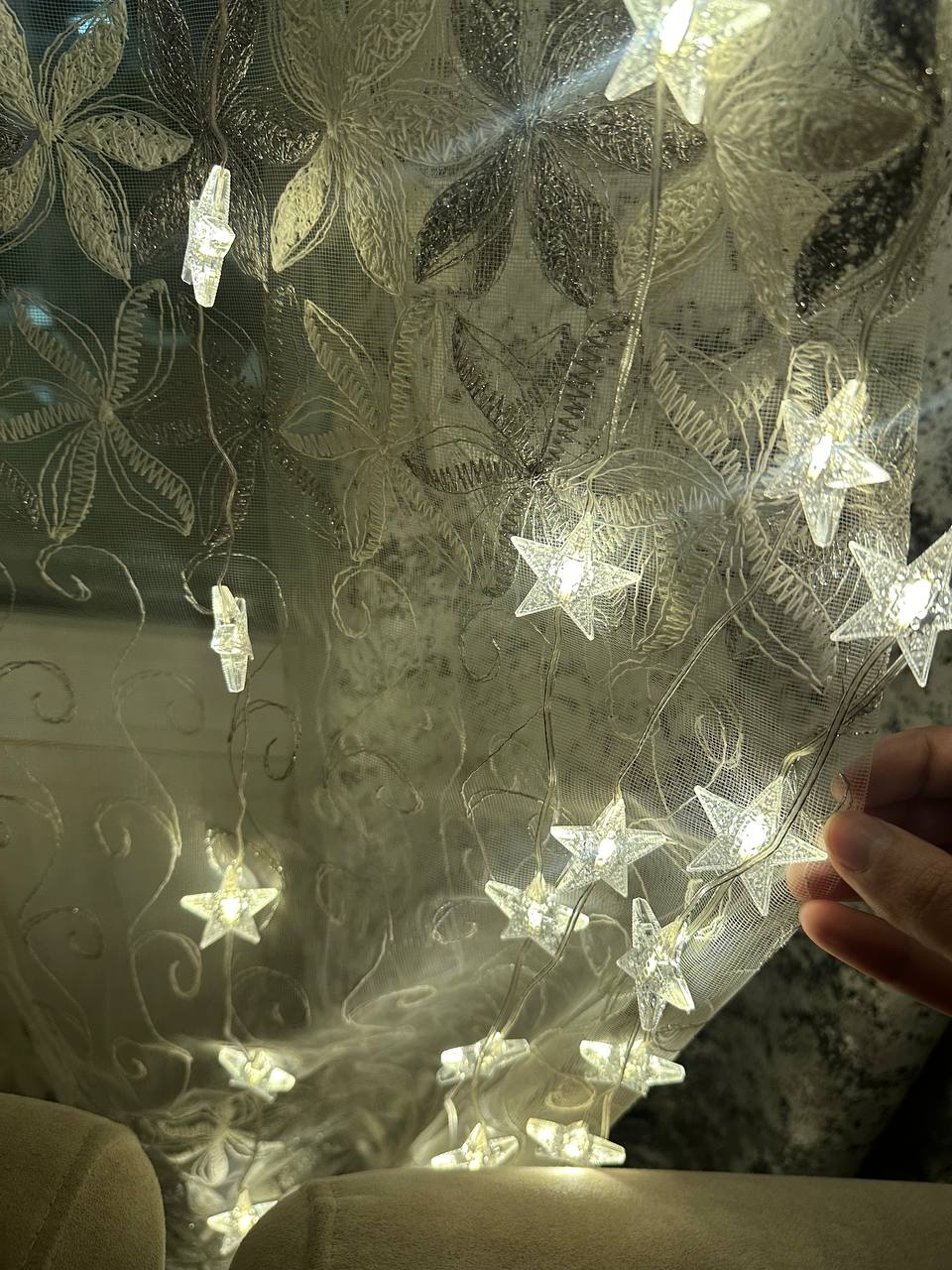 Guirlande Led Etoile ستائر النجمة المضيئة
