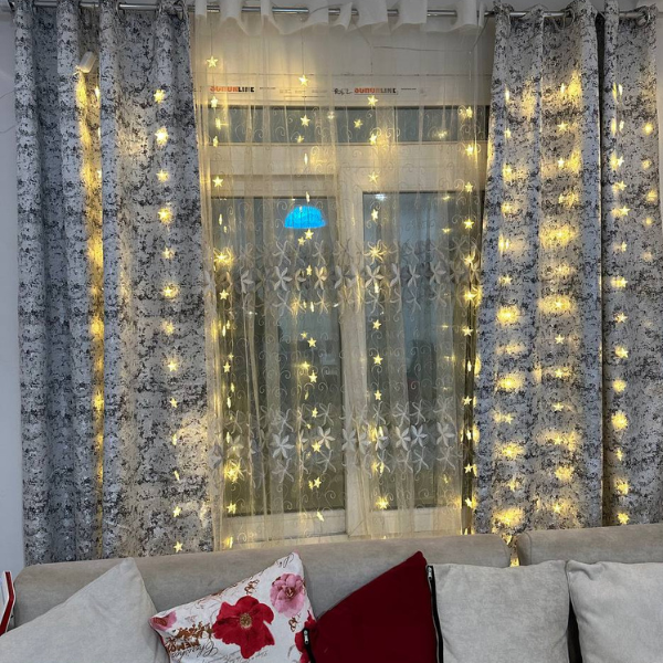 Guirlande Led Etoile ستائر النجمة المضيئة