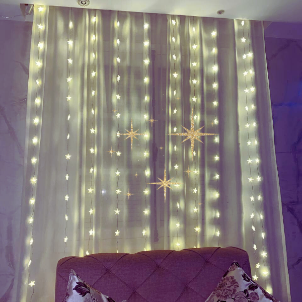 Guirlande Led Etoile ستائر النجمة المضيئة